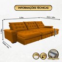 Ver imagem 2 de Sofá Coliseu Super Pillow 3,70m Terra