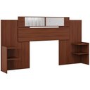 Ver imagem 2 de Cabeceira Lisi com 2 Mesas de Cabeceira e Espelhos 100 MDF Pm Home