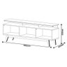 Rack Classic Mais 2 Gavetas 1.8 11933 Off White Nature - 3
