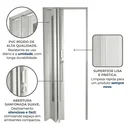 Ver imagem 5 de Porta Sanfonada de PVC 210cm x 72cm Plastporta Bcf Branco