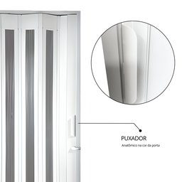 Porta Sanfonada de PVC 210x72cm Plastporta BCF - 9