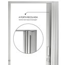Ver imagem 6 de Porta Sanfonada de PVC 210cm x 72cm Plastporta Bcf Branco