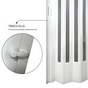 Ver mais imagens de Porta Sanfonada de PVC 210cm x 72cm Plastporta Bcf Branco