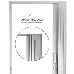 Porta Sanfonada de PVC 210x72cm Plastporta BCF - 11