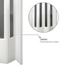 Ver imagem 7 de Porta Sanfonada de Pvc 210x96cm Translúcida Bcf