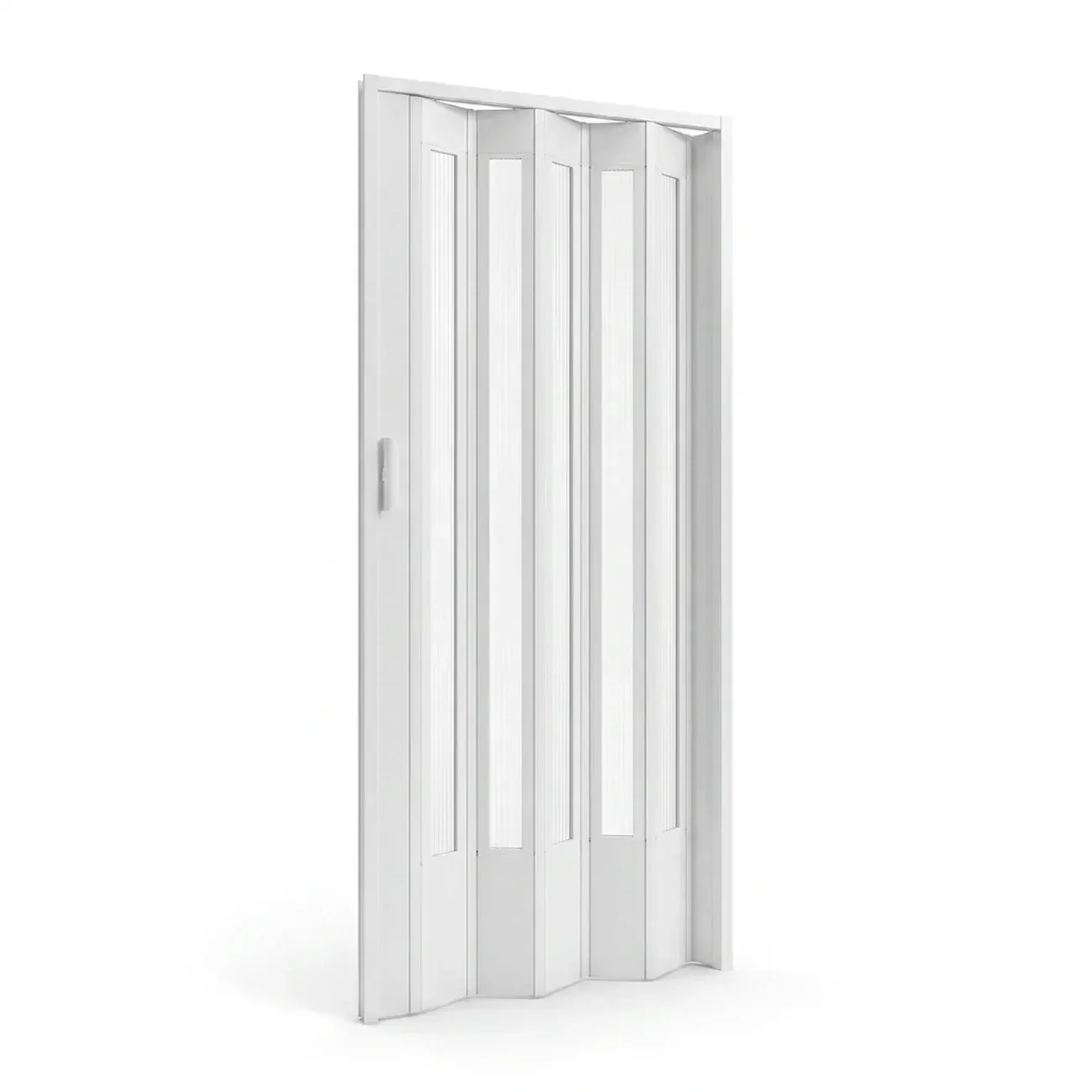 Ver imagem 3 de Porta Sanfonada de PVC Translucido 210cm x 96cm Plastporta Bcf Branco