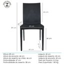 Ver imagem 5 de Jogo de Moema 80x80 Imbuia com 4 Cadeiras Rattan Preta