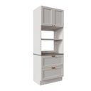 Ver imagem 6 de Torre Quente 2 Portas 2 Gavetas 2 Nichos para Forno e Microondas Arizona CabeCasa MadeiraOriginals