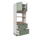 Ver imagem 7 de Torre Quente 2 Portas 2 Gavetas 2 Nichos para Forno e Microondas Arizona CabeCasa MadeiraOriginals