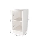 Ver imagem 3 de Balcão Planejado 1 Porta 40cm sem Tampo Arizona CabeCasa MadeiraOriginals