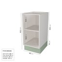 Ver imagem 3 de Balcão 1 Porta 40cm Sem Tampo Arizona CabeCasa MadeiraOriginals