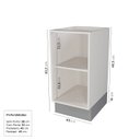 Ver imagem 3 de Balcão 1 Porta 40cm Sem Tampo Arizona CabeCasa MadeiraOriginals