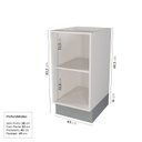 Ver imagem 3 de Balcão Planejado 1 Porta 40cm sem Tampo Arizona CabeCasa MadeiraOriginals
