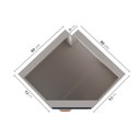 Ver imagem 4 de Balcão de Canto Oblíquo Sem Tampo Arizona CabeCasa MadeiraOriginals