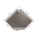 Ver imagem 4 de Balcão de Canto Oblíquo Sem Tampo Arizona CabeCasa MadeiraOriginals