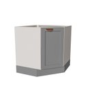 Ver imagem 2 de Balcão de Canto Oblíquo Sem Tampo Arizona CabeCasa MadeiraOriginals