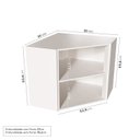 Ver imagem 4 de Aéreo de Canto Oblíquo Planejado Arizona CabeCasa MadeiraOriginals Cinza/Branco