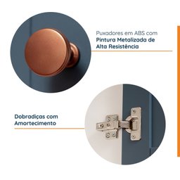 Armário Alto Aéreo 2 Portas 135cm Arizona CabeCasa MadeiraMadeira - 6