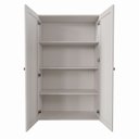 Ver imagem 4 de Armário Alto Aéreo Planejado 2 Portas 135cm Arizona CabeCasa MadeiraOriginals Branco