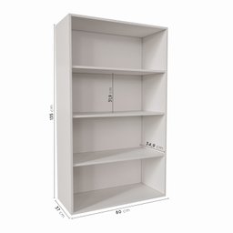 Armário Alto Aéreo 2 Portas 135cm Arizona CabeCasa MadeiraMadeira - 5