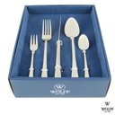 Ver imagem 3 de Faqueiro 30pc de Aco Inox Champanhe Fosco Viena Wolff