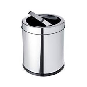 Lixeira de Inox 18cm com Tampa Basculante 3 Litros