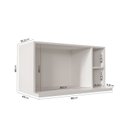 Ver imagem 3 de Nicho para Microondas Planejado Arizona CabeCasa MadeiraOriginals Branco