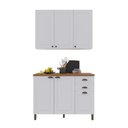 Ver imagem 2 de Armário Cozinha Modulada Compacta Americana 100% MDF 120cm Provence Multimóveis Crink-CPT002