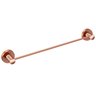 Porta Toalha Reto Pieno de 550mm em Metal Rose Foscoforusi - 1