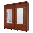 Ver imagem 2 de Guarda-Roupa Casal Elise 2 Portas de Correr 4 Gavetas com 2 Espelhos e Pés Pm Home