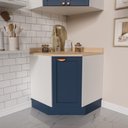 Ver imagem 2 de Balcão de Canto Oblíquo Arizona CabeCasa MadeiraOriginals