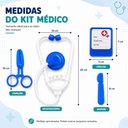Ver mais imagens de Kit Médico Infantil de Doutor Brinquedo Educativo com Acessórios Enfermagem Profissões para Crianças