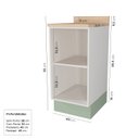 Ver imagem 3 de Balcão 1 Porta 40cm Arizona CabeCasa MadeiraOriginals