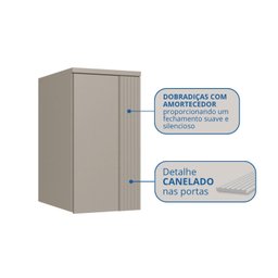 Módulo Guarda-roupa Aéreo 1 Porta Elegance - 5