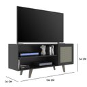 Ver imagem 3 de Rack para TV até 65 Polegadas 136cm 1 Porta Tela Sintética Boston