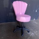 Ver imagem 2 de Cadeira Mocho Pétala Corino Rosa Bebê - In9 Decor