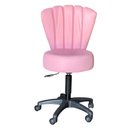 Ver imagem 1 de Cadeira Mocho Pétala Corino Rosa Bebê - In9 Decor