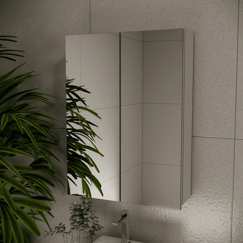 Espelheira de Banheiro Nature Estilare - 60cm Nude