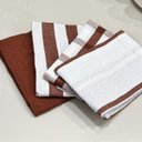 Ver imagem 1 de Kit Pano de Copa 4 Pecas 60x40 Cm Gzt Sortido