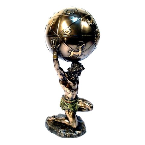 Atlas com o Globo Terrestre Veronese B04116