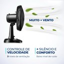 Ver imagem 3 de Ventilador de Mesa Mondial Super Power 6 Pás 30cm 220v Preto Vsp-30-b