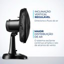 Ver imagem 4 de Ventilador de Mesa Mondial Super Power 6 Pás 30cm 220v Preto Vsp-30-b