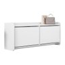 Sapateira Banco Dalia Quarto com 2 Porta Basculante Branco - 1