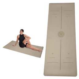 Tapete para Yoga Pilates Grosso 10mm Premium Esteira Tatame Super Resistente Exercícios Treino Grand - 3