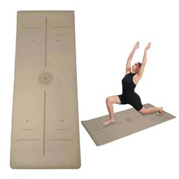 Tapete para Yoga Pilates Grosso 10mm Premium Esteira Tatame Super Resistente Exercícios Treino Grand - 2