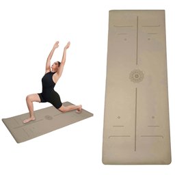 Tapete para Yoga Pilates Grosso 10mm Premium Esteira Tatame Super Resistente Exercícios Treino Grand - 1