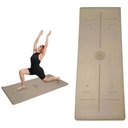 Ver imagem 1 de Tapete para Yoga Pilates Grosso 10mm Premium Esteira Tatame Super Resistente Exercícios Treino Grand