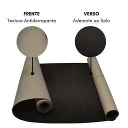 Tapete para Yoga Pilates Grosso 10mm Premium Esteira Tatame Super Resistente Exercícios Treino Grand - 9