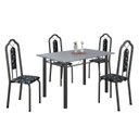 Ver imagem 2 de Conjunto de Mesa 120x75cm Tampo Granito com 4 Cadeiras Bianca