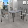 Conjunto de Mesa 120x75cm Tampo Granito com 4 Cadeiras Bianca  - 1